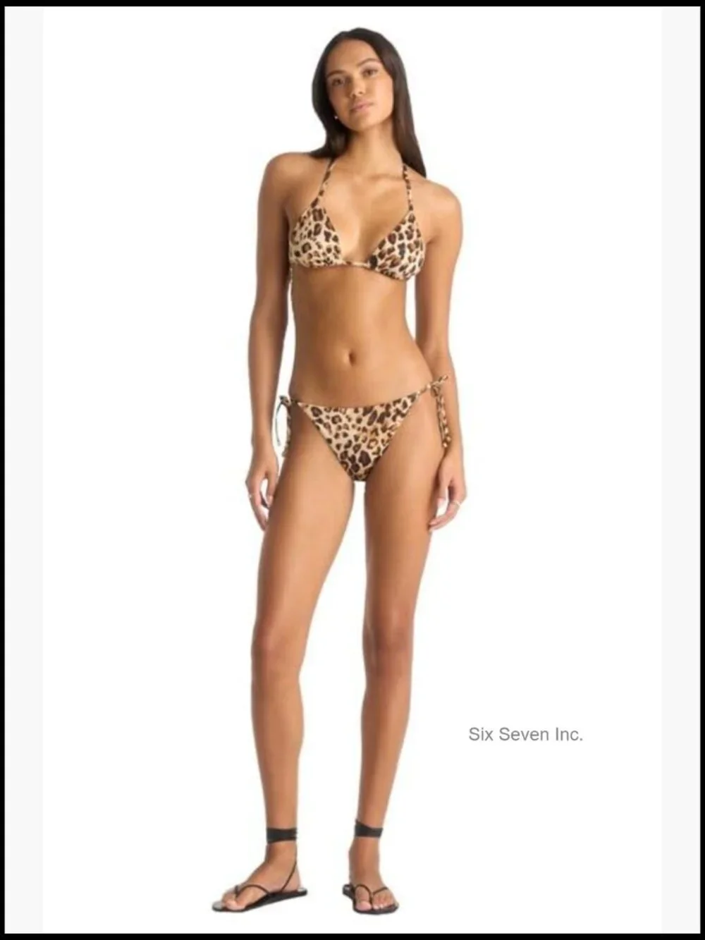 Triangle Bikini Top with Removable Pads, Nylon Blend, UPF 50+